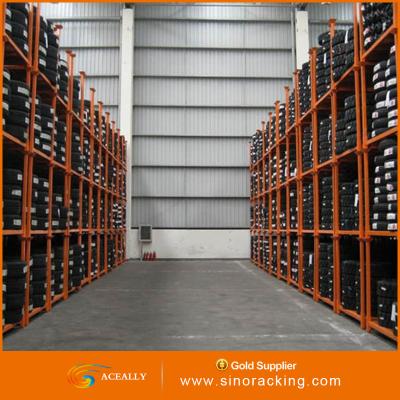 China Corrosion Protection Storage Pallet Racking Powder Coated Stacking Racks Tire Rack For Tire for sale