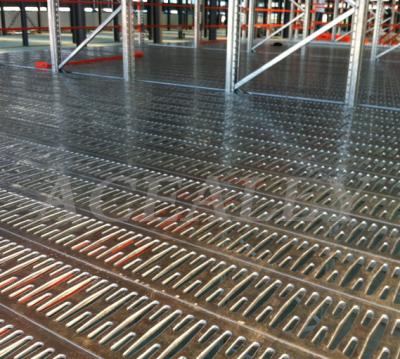 China Corrosion Protection Perforated Steel Planks For Mezzanine Floor Racking for sale