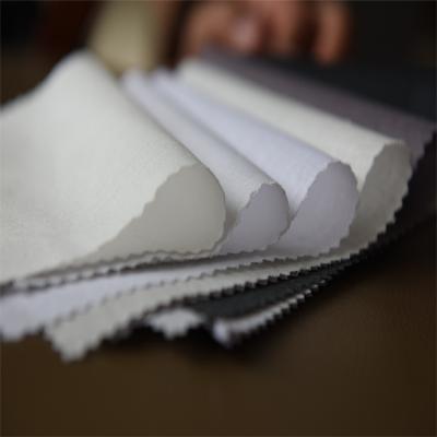 China Cotton Woven Fusing Interlining Fabrics Textiles Shirt Adhesive Collar Interlining for sale