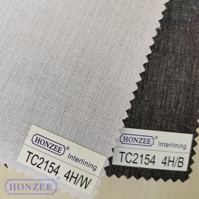 China Fusible interface woven by TC2154 adhesive for sale