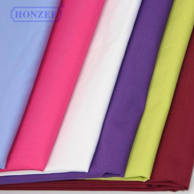 China TC45*45S 110*76 133*72 polyester cotton poplin waterproof single pocket/liner/shirt/uniform fabrics for sale