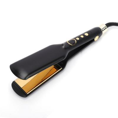 China Sleek Flat Titanium Hair Straightener/450 Degree Flat Iron Titanium Hair Straightener Hair Flat Iron/Fast Hair Straightener for sale