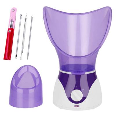 China Best Mesky Amazon Purple Pink Color Face Steamer Nano Ionic Sauna Steamer DEEP CLEANSING Facial Machine for sale