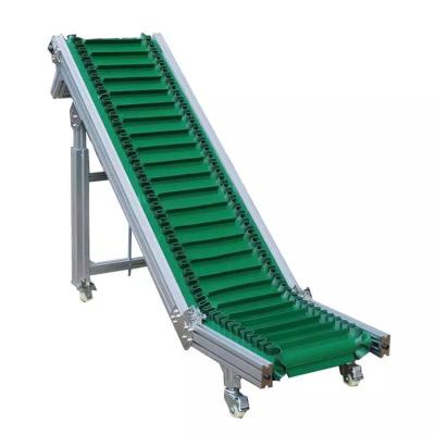 China Heat Resistant Plastic Grain Conveyors 90 Degree Belt Conveyor With High Quality for sale