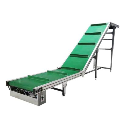 China Heat Resistant OEM Agriculture Industrial Conveyor Belt System Adjustable Height Adjustable Movable Speed ​​Movable Inclined PVC Belt Conveyor for sale