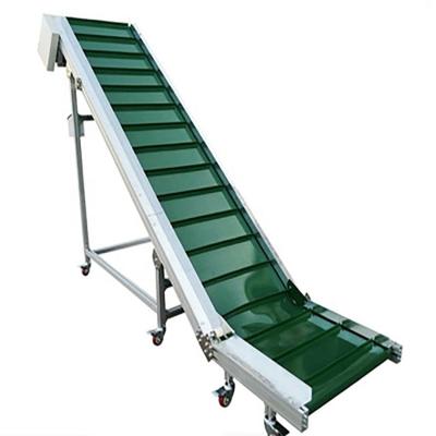 China OEM Agriculture PVC Conveyor Belt System Height Adjustable Speed ​​Heat Resistant Industrial Adjustable Movable Inclined Belt Conveyor for sale