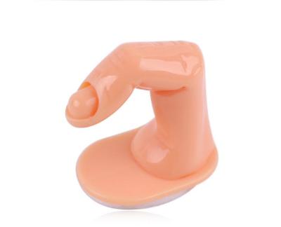 China Eco-friendly Practice Tool DIY Display Adjustable Finger Nail Training Art False Finger Model for sale