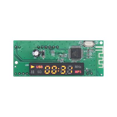 China AUX audio speaker. Resume Function MP3 WMA Decoder Panel Module Support USB TF FM Radio Car MP3 Audio With Remote Control for sale