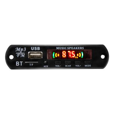 China Resume Function DC 5V 12V Vehicles Bluetooth MP3 WMA Decoder Board for sale