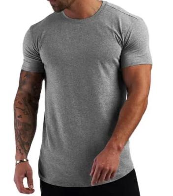 China High Quality Cotton Anti-Wrinkle Print Custom Men's T-shirt Blank Premium Cotton T-shirt Summer Logo Plain Neutral 100% T-shirt for sale