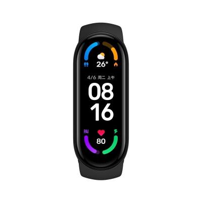 China Smart Touch Screen Xiaomi MI Band 6 Wristband NFC Waterproof 1.56 Inch AMOLED Screen Heart Rate Fitness Tracker for sale