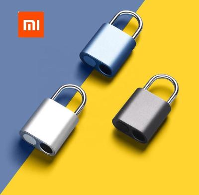 China Xiaomi System Apartment NOC LOC Fingerprint Padlock One Touch Open Waterproof Portable IPX7 Padlock For Smart Home for sale