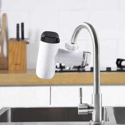 China Water Heater Tap Instant Heating Kitchen Electric Faucet Taps Electric Hot Cold Temperature Adjustable Faucet for sale