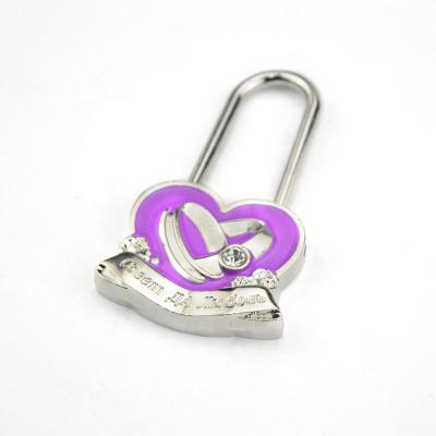 China Personalized / Fashion Creative Custom Metal Love Lock Heart Shaped Padlock for sale