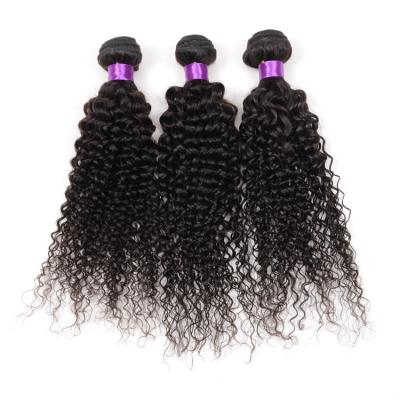 China No Shedding/No Tangle Kinky Curly Hair Bundles/Soft/Shiny Unprocessed Brazilian Virgin Hair Weave 12A for sale