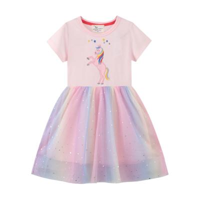 China Wholesale Cheap Regular Summer Kids Girls Twirl Dress Girl Dresses 2-12 Princess Dress for sale