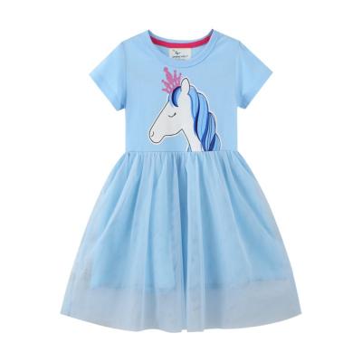 China Regular China Made Fashion Summer Unicorn Dresses For Girls Tulle Dress for sale