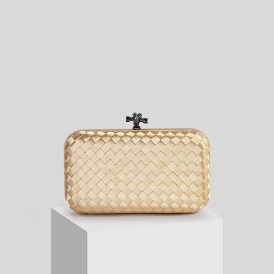 China Polyester Unique Design Style Factory Customized Crystal Cute Evening Bag Cluth Dinner Bag Wedding Clutch Bag for sale