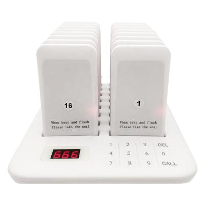 Cina Restaurant Lower Price Factory Directly Offered Wireless Coaster Pager Guest Service System For Restaurant Cafe Bar in vendita