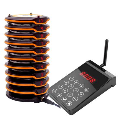 Κίνα High Quality Restaurant Radio Fast Food Calling System Guest Service Restaurant Hotel Buzzer Coaster Pager προς πώληση