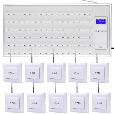 중국 Waterproof Waterproof Wireless Nurse Calling System for Hospital, Clinics, Nursing Home Call Bells 96 Slots 판매용