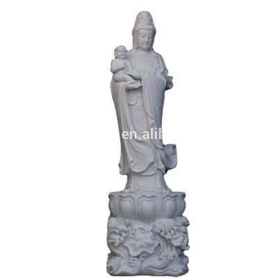 China Guan Yin Traditional Marble Statue for sale