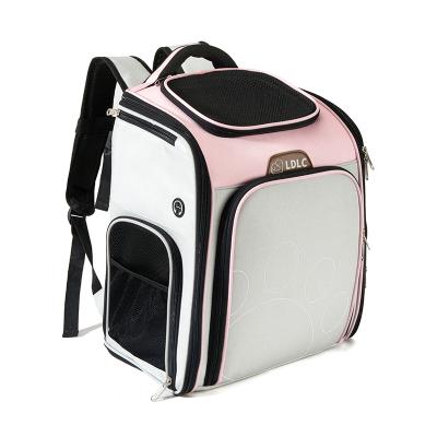 China Viable Hot Sale Fashion Oxford Pet Carrier Backpack Bag Dog Cat Travel Bag Viable for sale