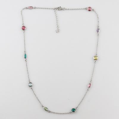 China FASHIONABLE Popular Jewelry Necklace Pearl Necklace Silver Jewelry for sale