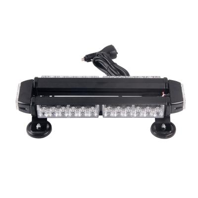 China Blue Mini Strobe LED-318-2 Optical Magnetic Led Strobe Light 15*6.5*2.95 Inch Guide Light Bar 30W for sale