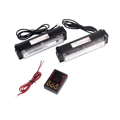 China LED-206-2C LED 2 pcs a set with Controller Strobe Light LED Light 12-24V 12W Led Emergency Grill Lights LED-206-2C for sale