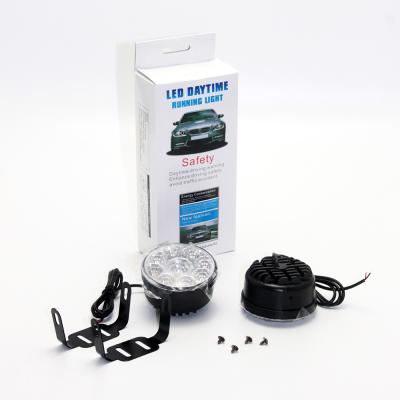 China ABS & PC car daytime led running lights DRL-109S led round drl daytime running lights customs lead the drl for sale