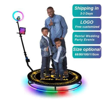 China Part Rotating Camera Slider Kenya Warehouse Guangdong 360 Photo Booth With Stage for sale