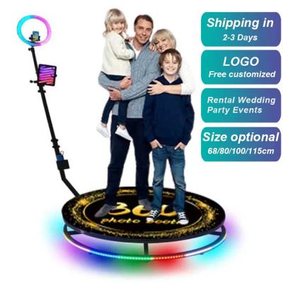 China Party Infinity 100cm Us Warehouse Shenzhen Auto Video Lead Glass For 360 Photo Booth for sale