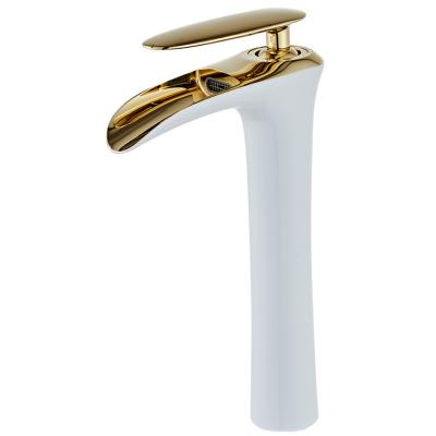 China Griferia Gourmet Grifo De Cocina Gold Angle Taps YUNDOOM AMAZONE Torneira Kran Faucets YUNDOOM White Metered Basin Faucet Accessories Basin Faucet Gourmet for sale