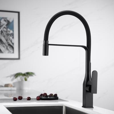 China New Design Thermostatic Faucets Spring Pull Out Kitchen Sinks Faucet for sale