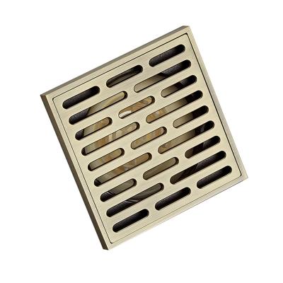 China YUNDOOM OEM Channel Drain Bathroom Stainer Valve Modern Linear Banheiro Sink Drain Grid Tub Anti-Stink Nickel Swept Floor Drain for sale