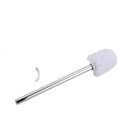 China Modern Stainless Steel Bathroom Accessories Toilet Brush With Toilet Brush Holder Wall Mounted Deep Cleaner for sale