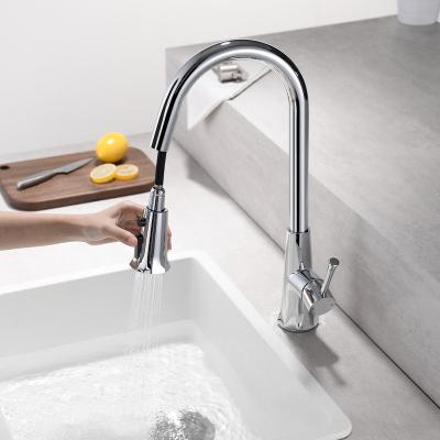 China 2020 New Arrival Metered Faucets 304 3 Way Kitchen Faucet Mixer Taps for sale