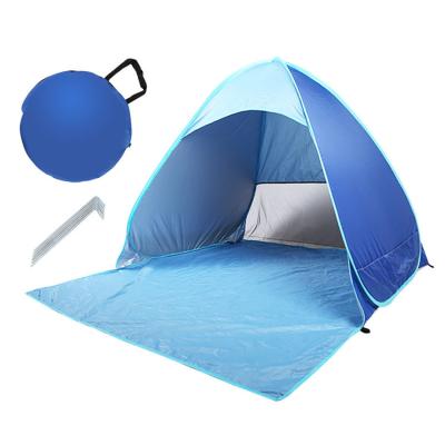 China Camouflage Game Makers Running Beach Shade Tent / Field Automatic 2 Second Speed ​​Opening Beach Tent for sale