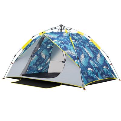 China Camouflage Outdoor Single or Double Portable Game Tent Outdoor Automatic Quick-open Camping Tent for sale