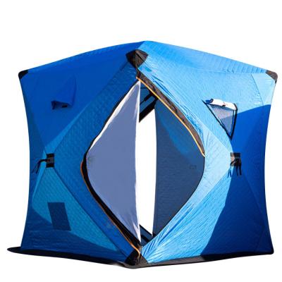 China Camouflage/field game winter fishing house plus cotton thickening winter fishing tent ice fishing house hot and cold tent for sale