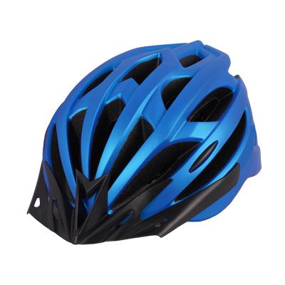 China 21 Hole Design Blue/Black/Green/White Bicycle Helmet With Warning Taillight, Bicycle Bike Helmets for sale