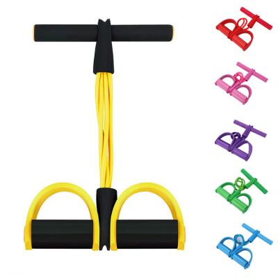 China Sustainable Yoga Exercise Pilates Strength Trainer Foot Pedal Resistance Band for Abdomen, Waist, Arms, Yoga Stretching Slimming Training for sale