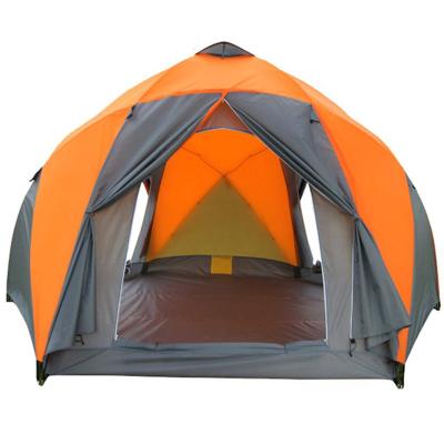 China Double Layer 3 Doors Camping Tent Waterproof 8 to 10 Person Big Camping Tent Outdoor Camping Dome Tent(HT6029) for sale