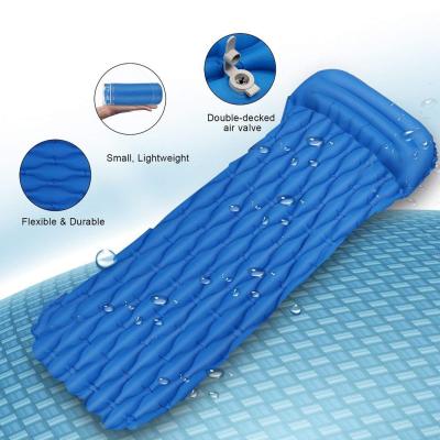 China Buildt-in Pillow Camping Air Mattress Camping air Pad Air Sleeping Mattress for a Better Camp(HT1607) for sale