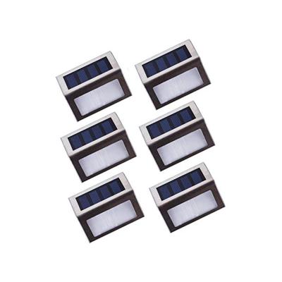 China Wholesale Residential Customized Outdoor IP 65 Waterproof Led Solar Panel Security Garden Wall Lights Fence Lights Stainless Steel for sale