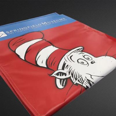 China Custom Trade Show Outdoor Advertising PVC Vinyl Wall Banner For Promotion for sale