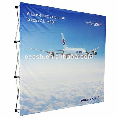 China Aluminum Pop Up Display Tension Fabric Display Trade Show Aluminum Alloy Spring Pop Up Display for sale