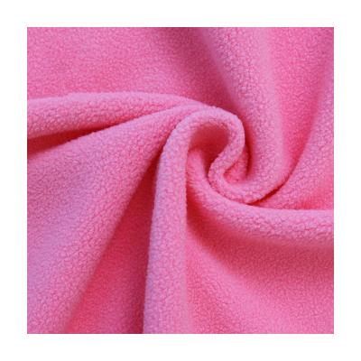 China F4003# Anti-Static Super Soft Touch Keep Warm 65% Polyester 35% Cotton Knitted Plain Fleece Brushed Fleece Fabrics for sale