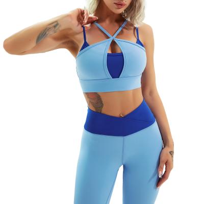 China Custom Breathable Fitness Clothing Gym Wear Yoga Sets Fitness Gym Suit Yoga Sets Workout Sportswear for sale